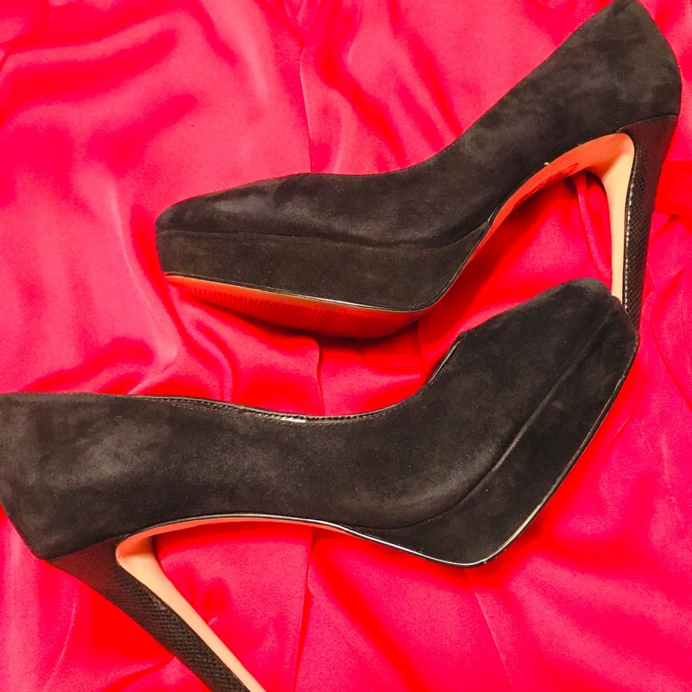 White House Black Market Suede High Heels